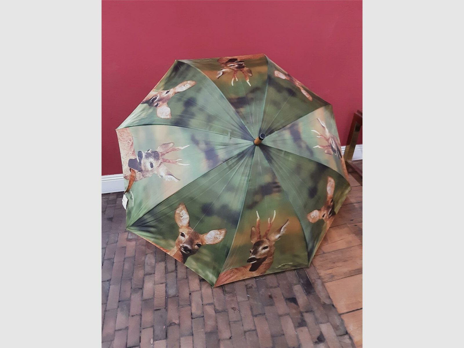 AKAH Regenschirm Motiv Rehbock und Ricke