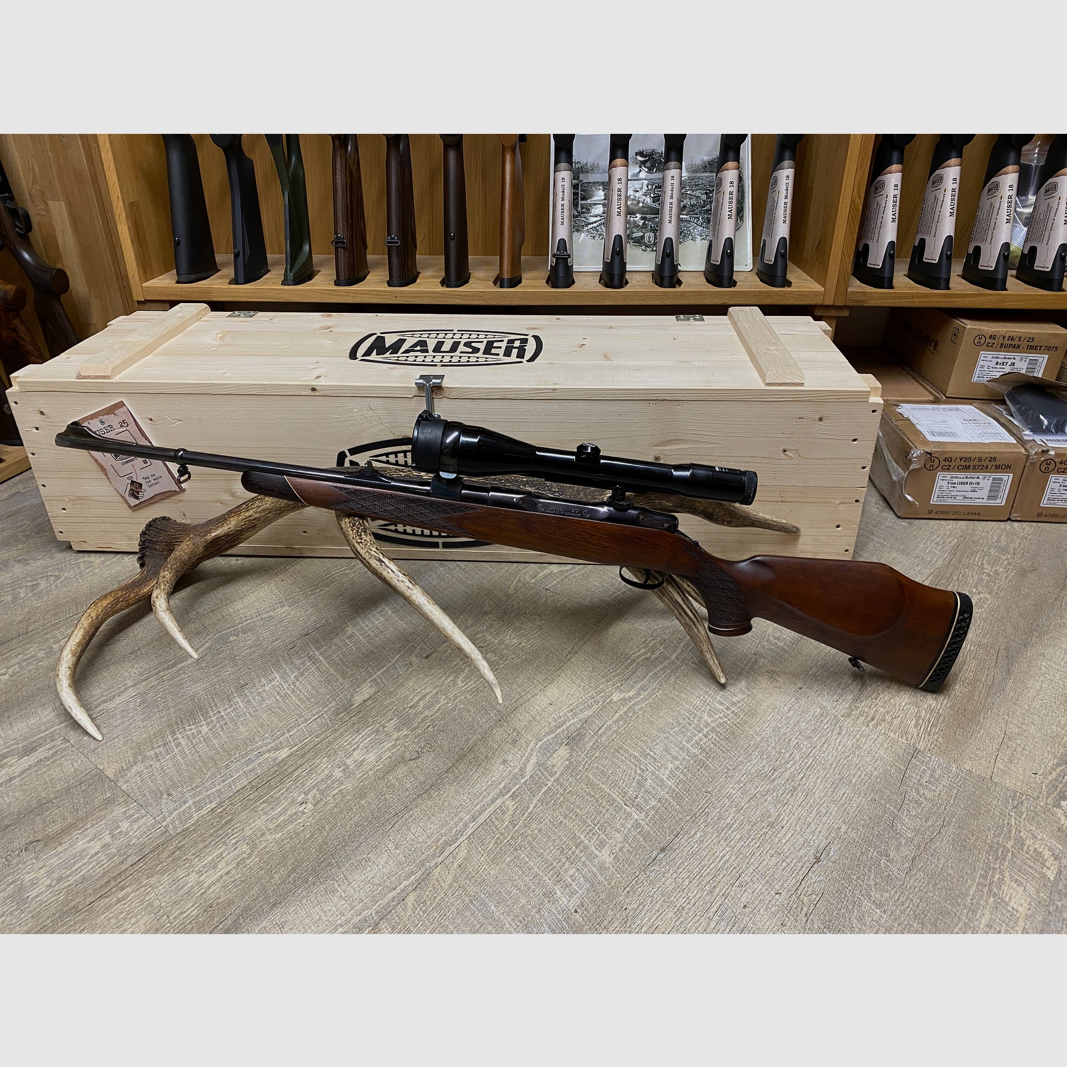 Sauer 80, mit Zeiss Diavari Z 2,5-10x52