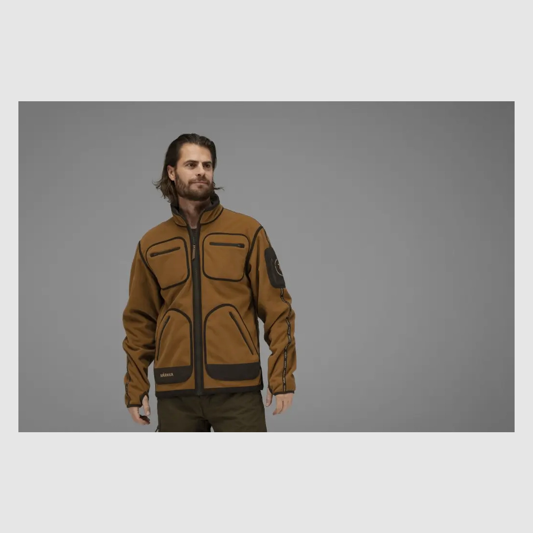 Härkila fleece reversible jacket Kamko