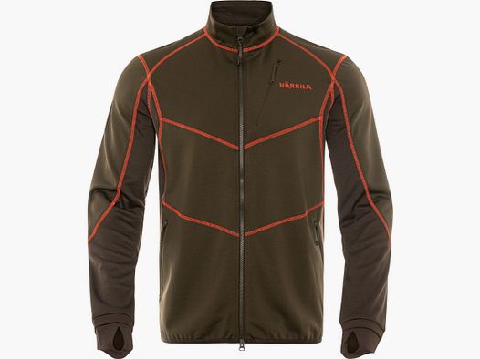 Härkila Härkila veste en polaire scandinave vert saule/marron ombre XL