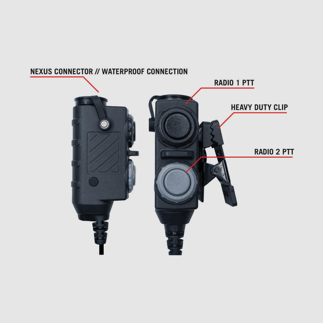Code Red Push to Talk Code Red UV82 NX Dual PTT K-B Amplifié, image 4 sur 6