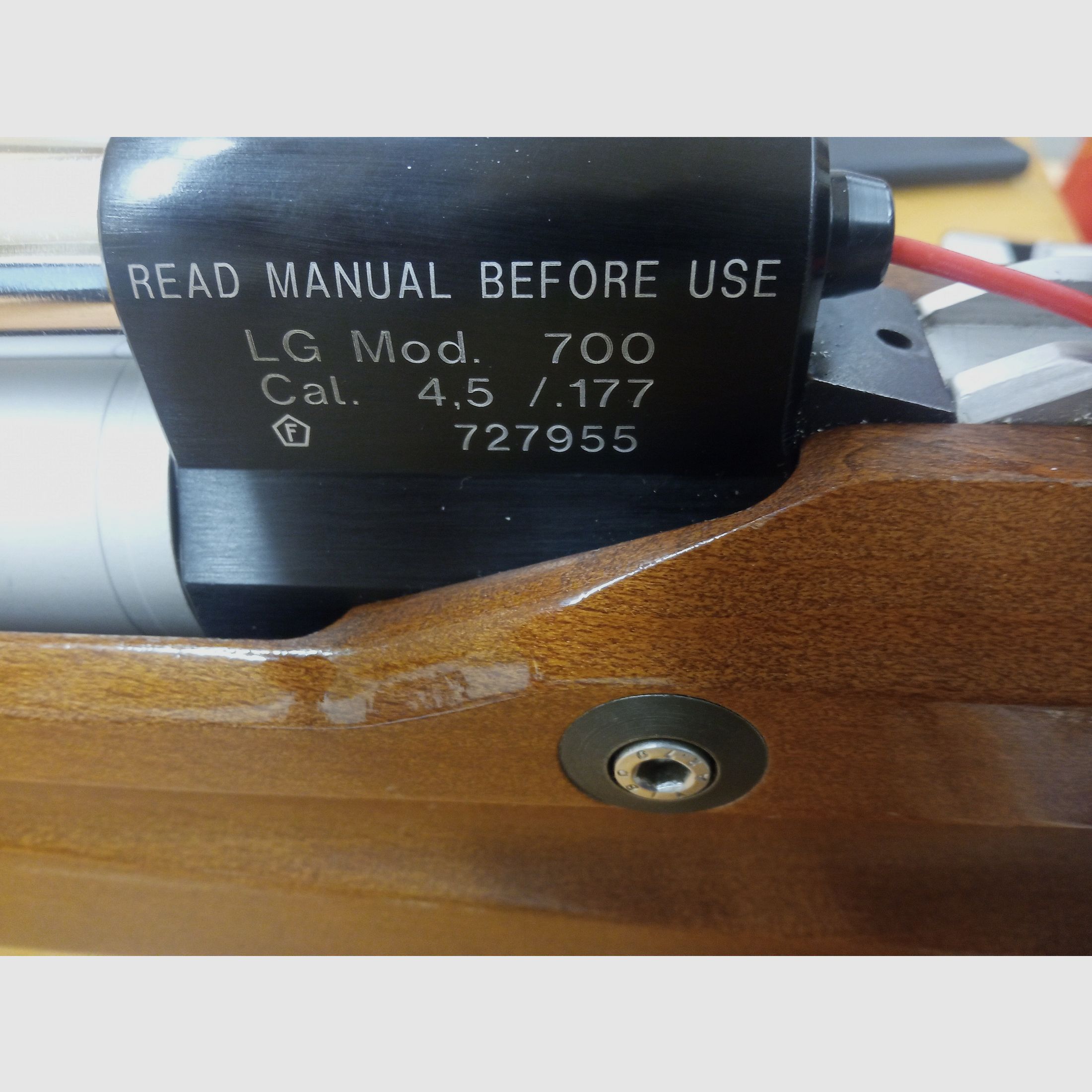 Used air rifle FWB 700 wood.