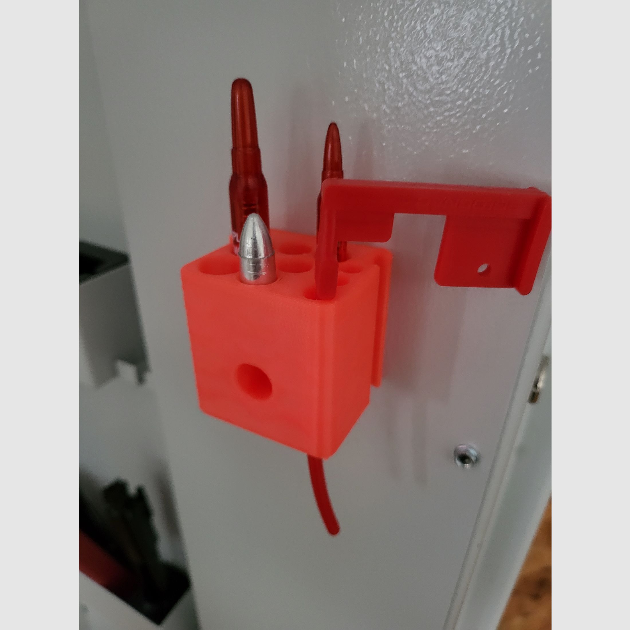 308 223 9mm Pufferpatrone Safe flag Universal Halter Waffenschrank Organizer Magnet rutschfest