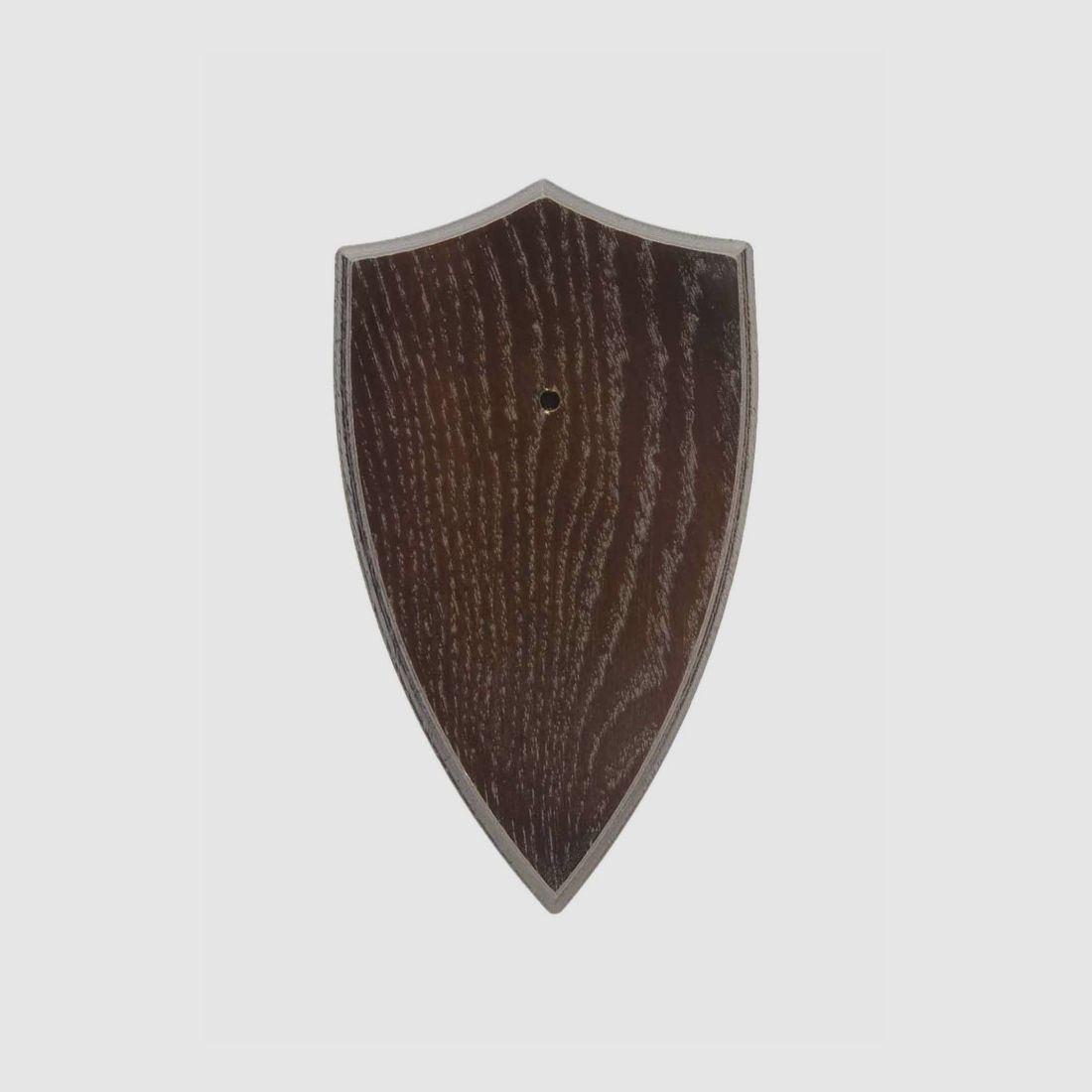 EUROHUNT Placa de Trofeo Corzo Roble Oscuro - Soporte de Madera Maciza 20x12 cm para Cuernos de Ciervo, imagen 1 de 3