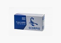 Scorpio 9 mm Luger 124 grs STV Full Metal Jacket Brass Case 50 Pieces