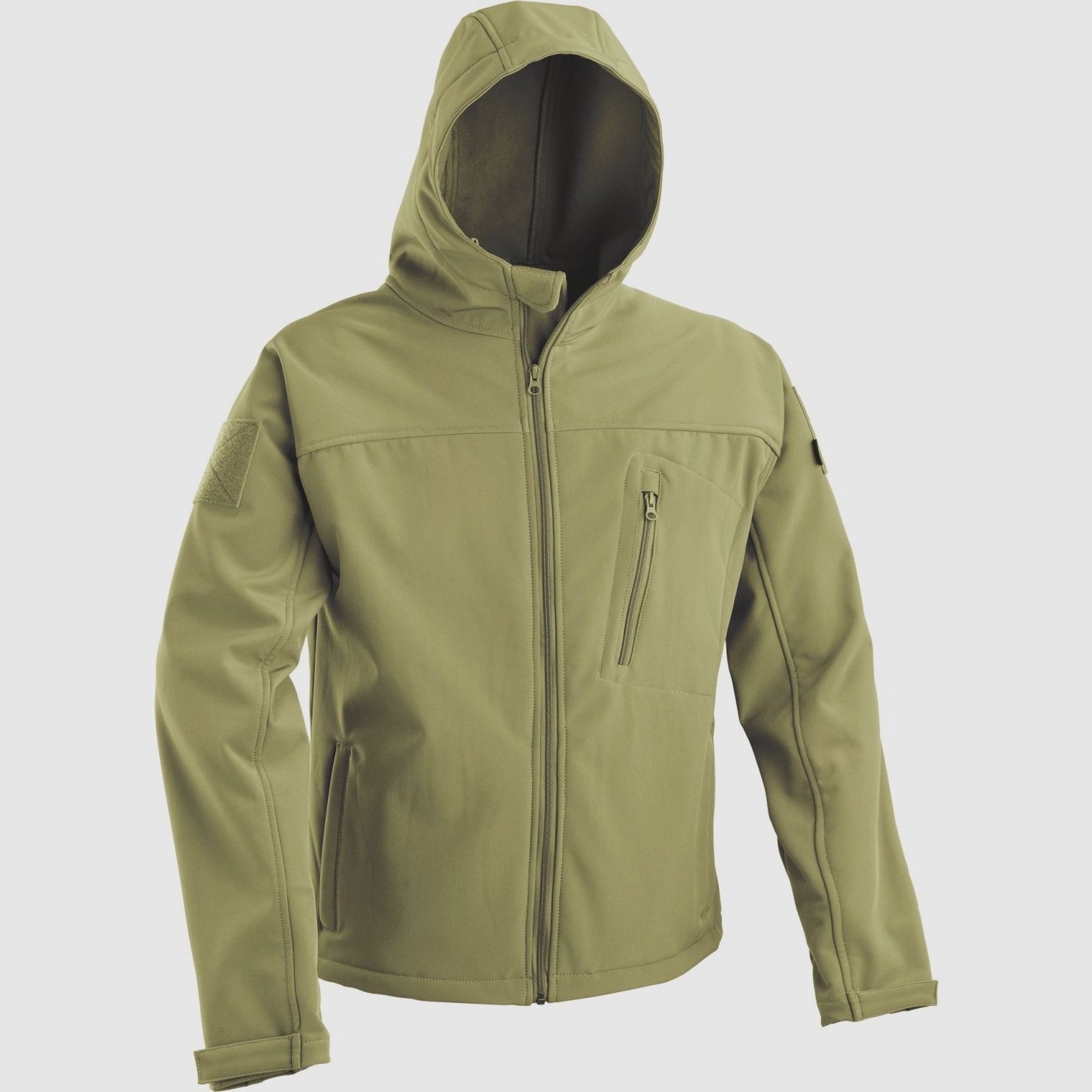 Defcon 5 Softshelljacke mit Kapuze olivgrün