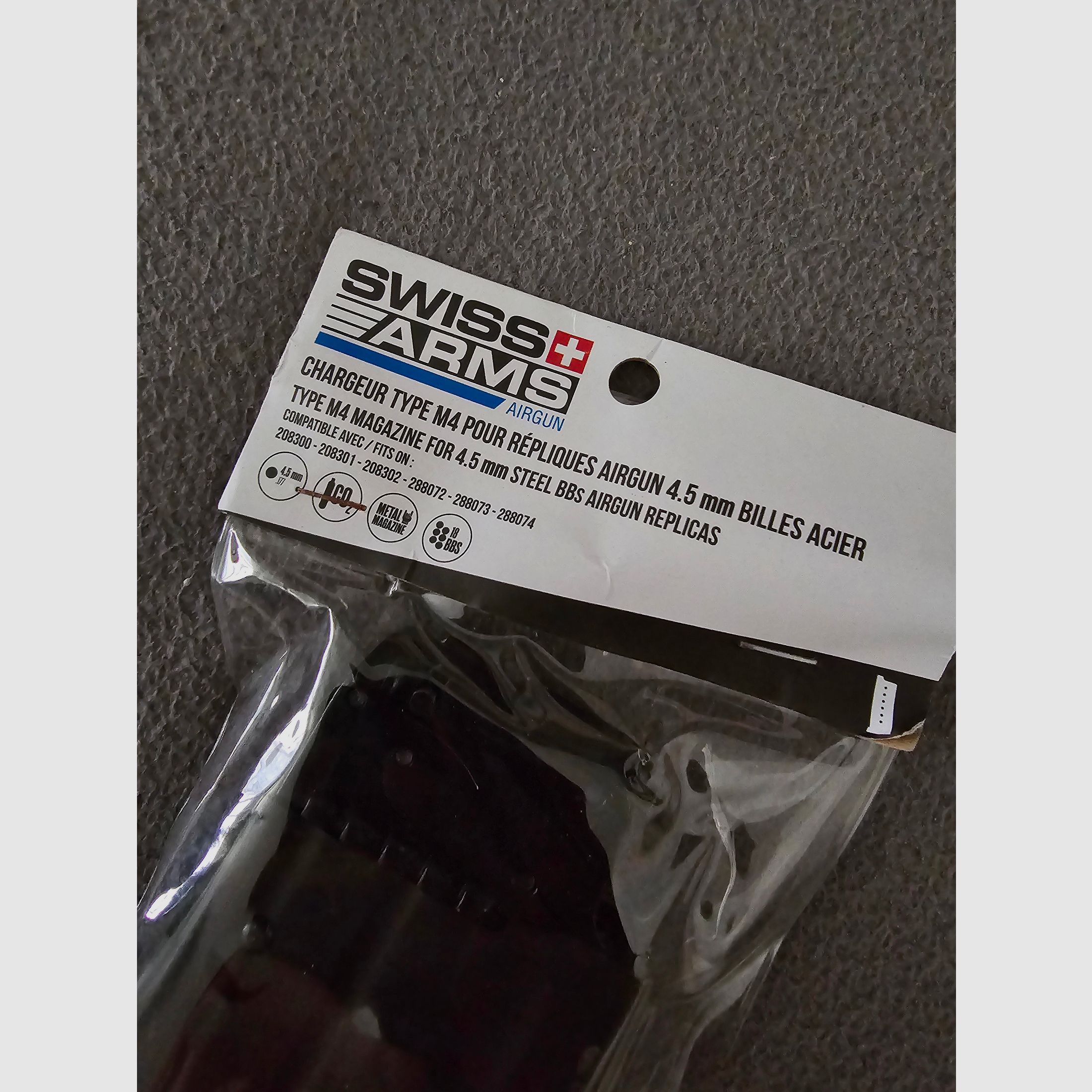 Swiss Arms M4 Magazine für 4.5mm 