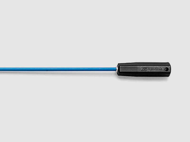 Eyselein Federstahl Putzstock für Langwaffen Stock 5 mm ø: ab Kal 5,6 mm/.22/.243 oder ähnliche