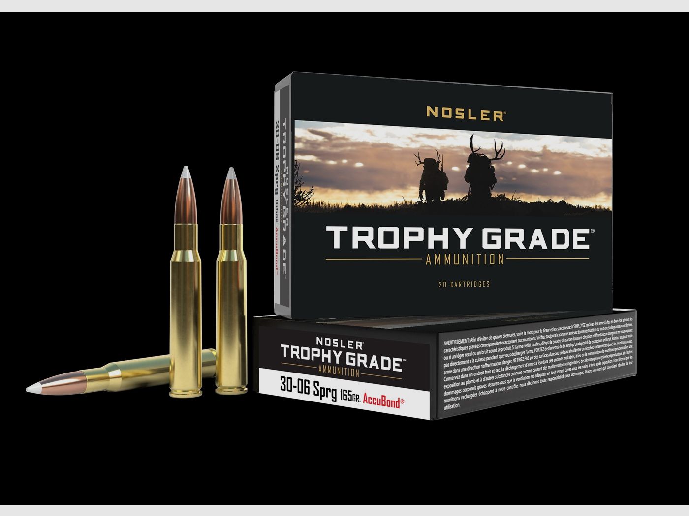 Patronen NOSLER 60057 NOSLER CUSTOM ACCUBOND 165gr