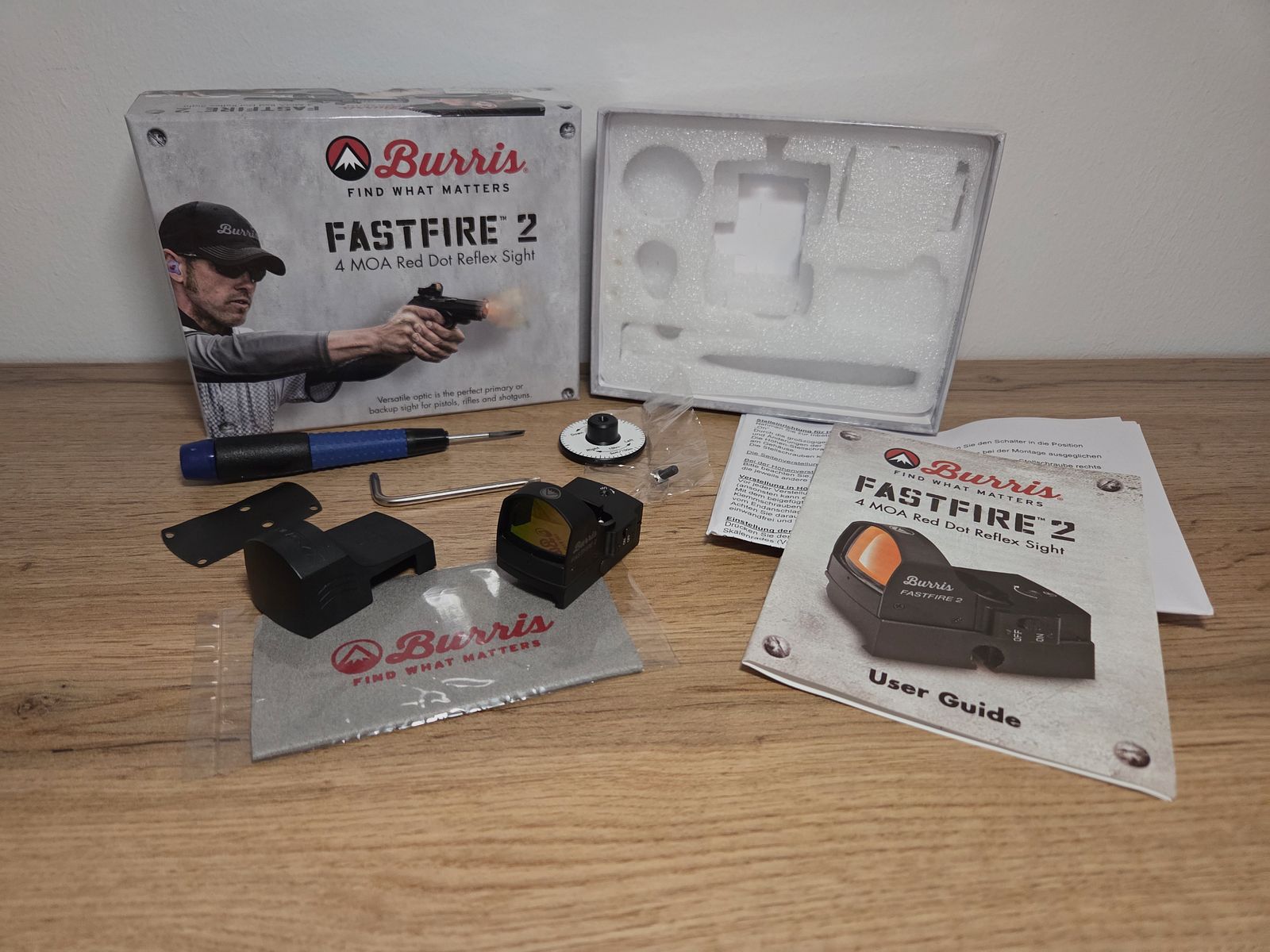 Burris Fast Fire II 2 red dot sight brightness sensor Picatinny