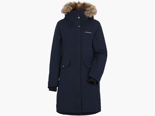 Parka para mujer DIDRIKSONS Erika 3 Azul Noche Oscura