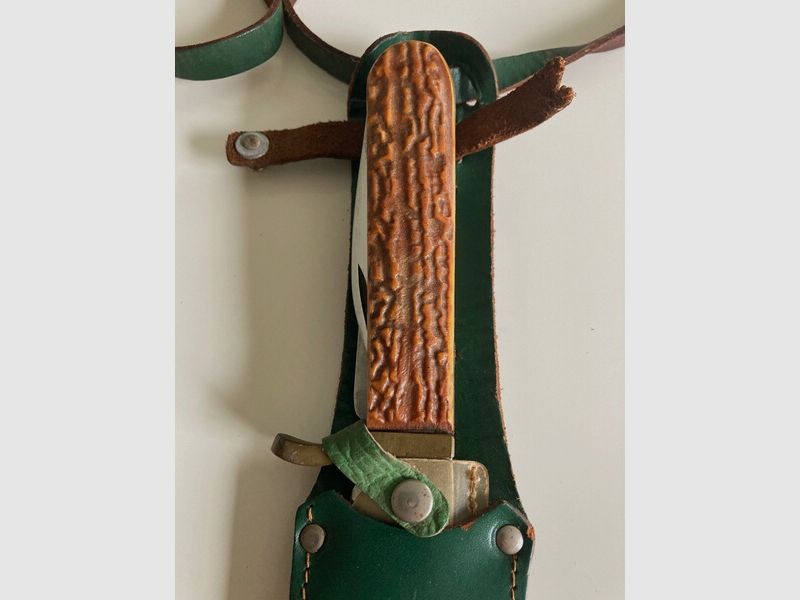 Fahrtenmesser inkl. Multitool mit Horngriff