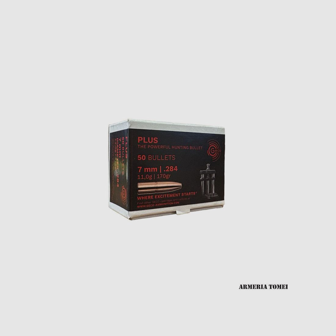 RELOADING BULLE – GECO – PLUS 7mm | .284 11.0g | 170gr (50pcs)