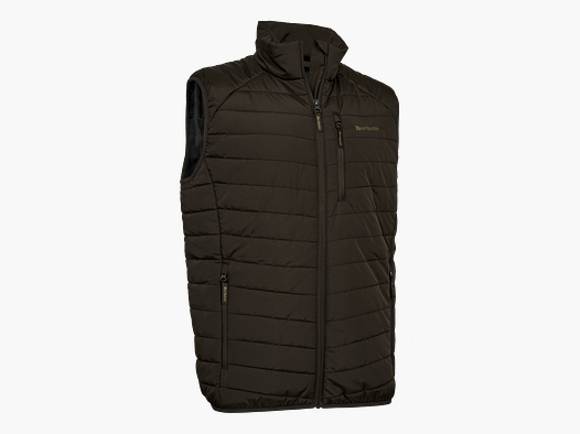 Moor Voll wattierte Weste - Brown Leaf – Größe: 4XL
