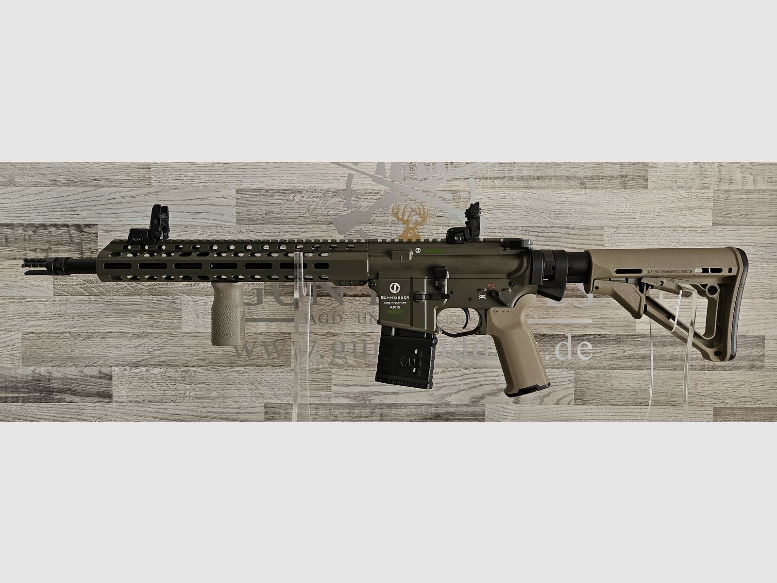 Schmeisser AR15 M4FL 14,5" OD Green MAGPUL Kal. .223Rem - versandkostenfrei - Neuware vom Fachhandel