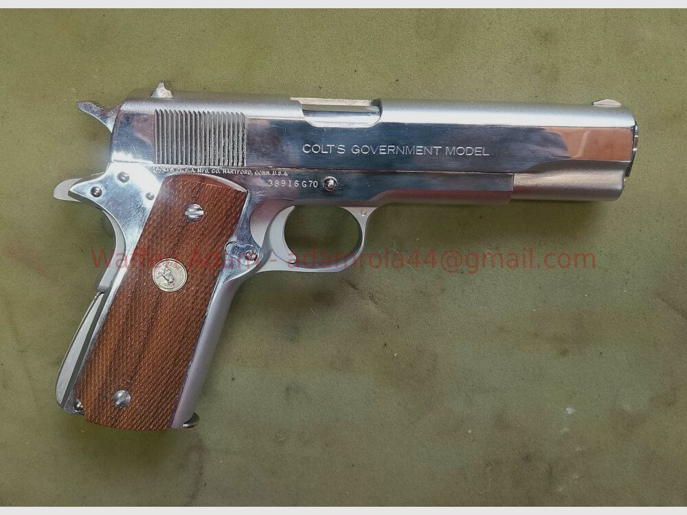 Colt MK IV/Serie`s 70 Government Nickel 1977