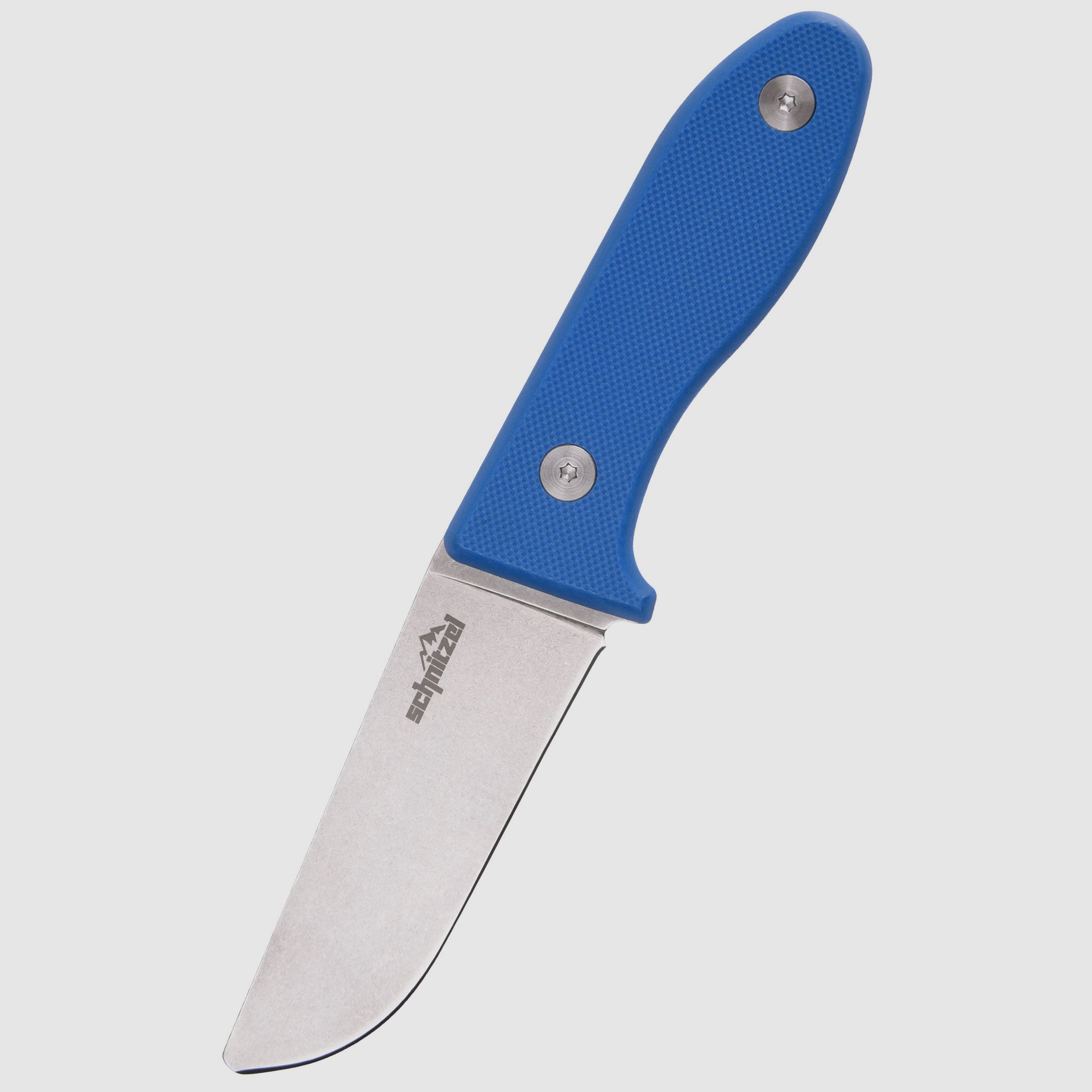 Schnitzel Kindermesser UNU  rostfreier 8Cr13Mov-Stahl mit Stonewash-Finish blau