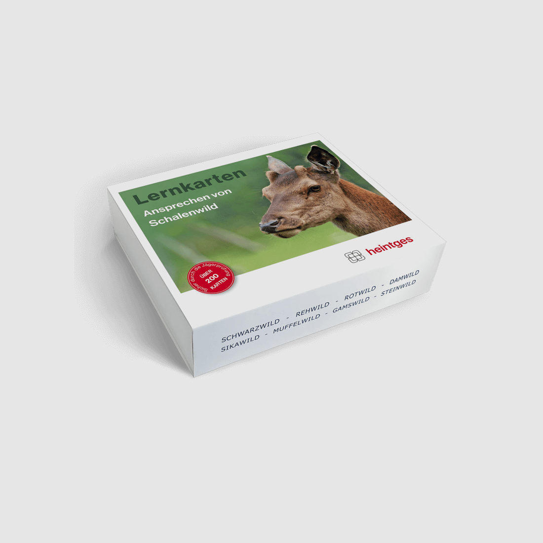 Lernkarten "Ansprechen von Schalenwild"