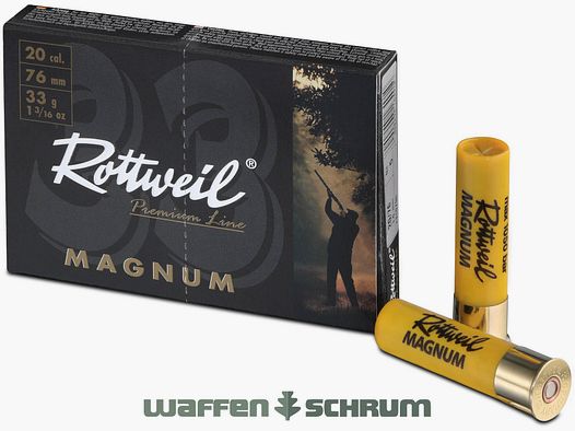 Rottweil 20/76 Waidmannsheil Magnum  3,2mm - 33g