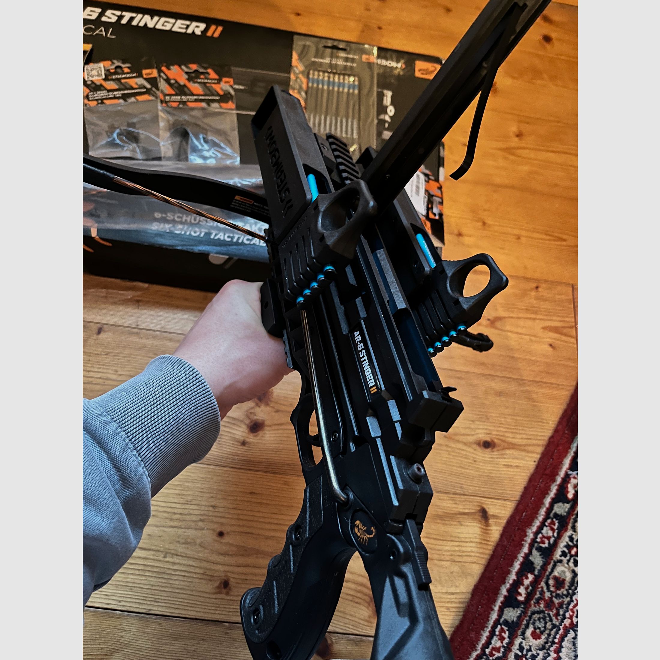 Steambow AR Stinger 2 Tactical Repetierarmbrust inkl. Zubehör