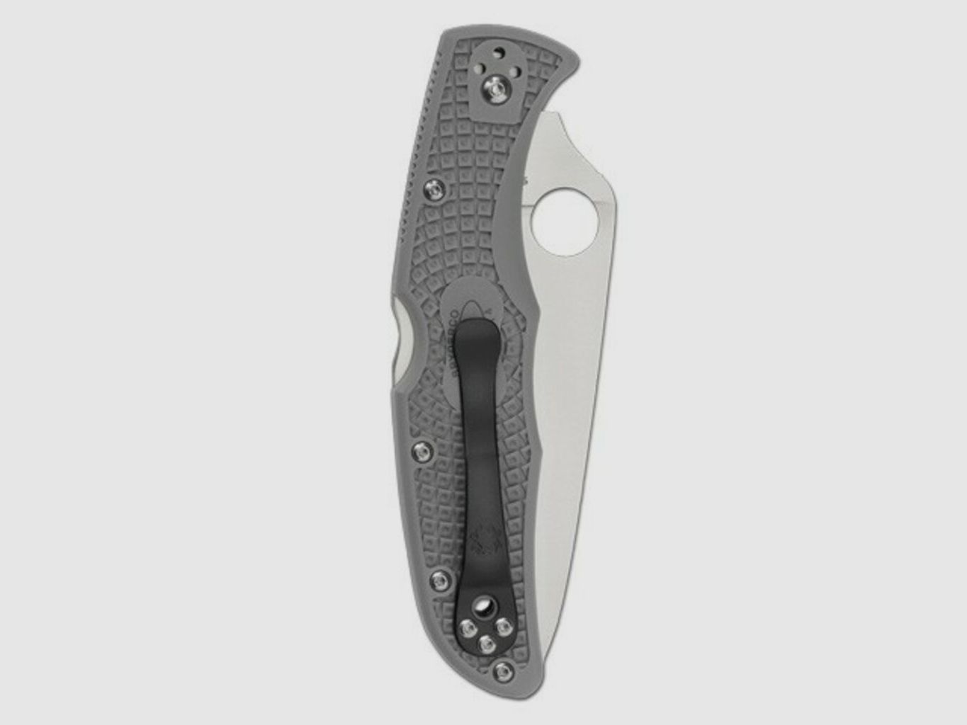 Navaja Spyderco Endura 4 FRN Flat Gris Liso, imagen 2 de 2