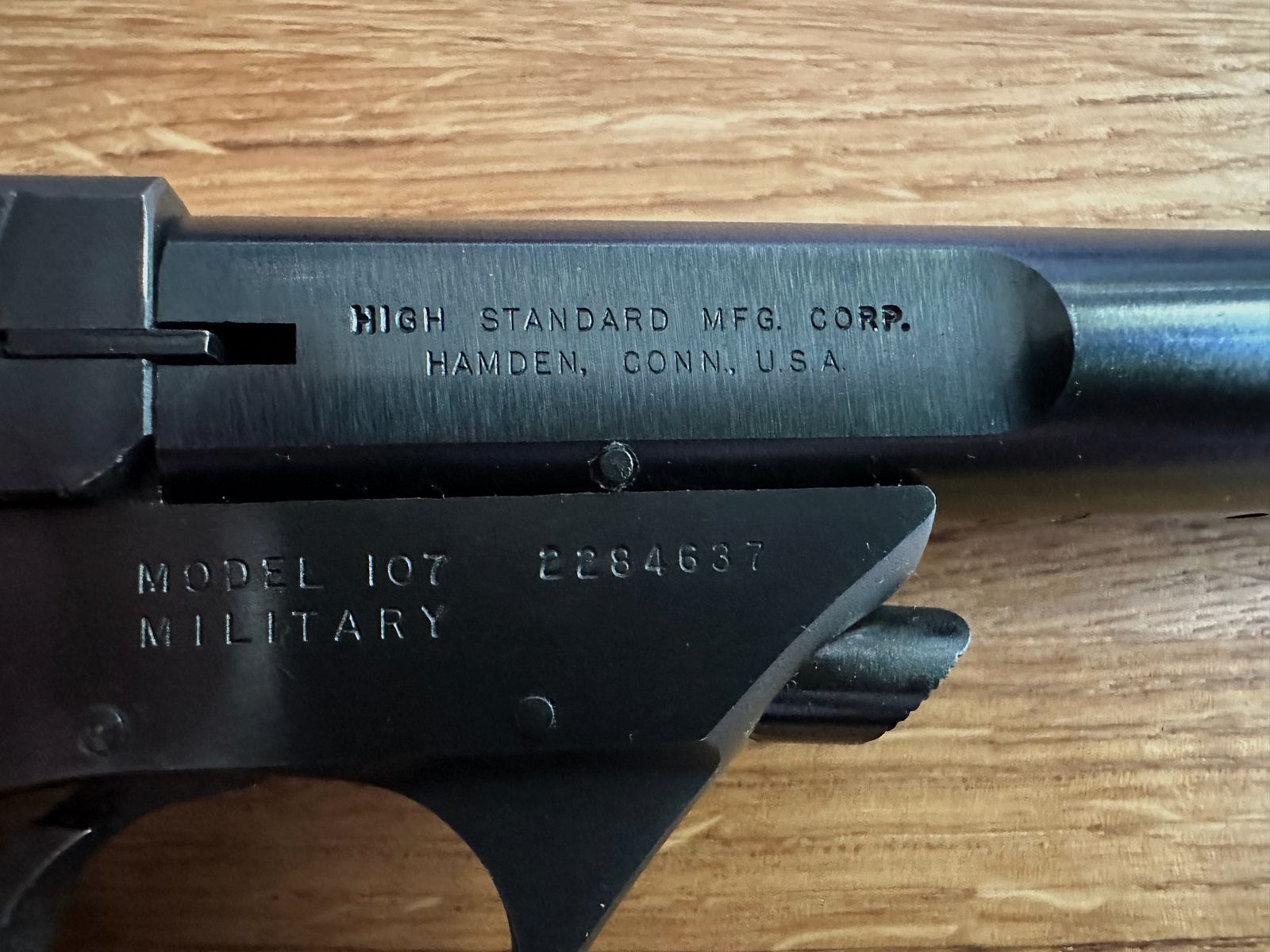 High Standard Supermatic Citation Modell 107 Military .22 l.r. im sammelwürdigen Zustand