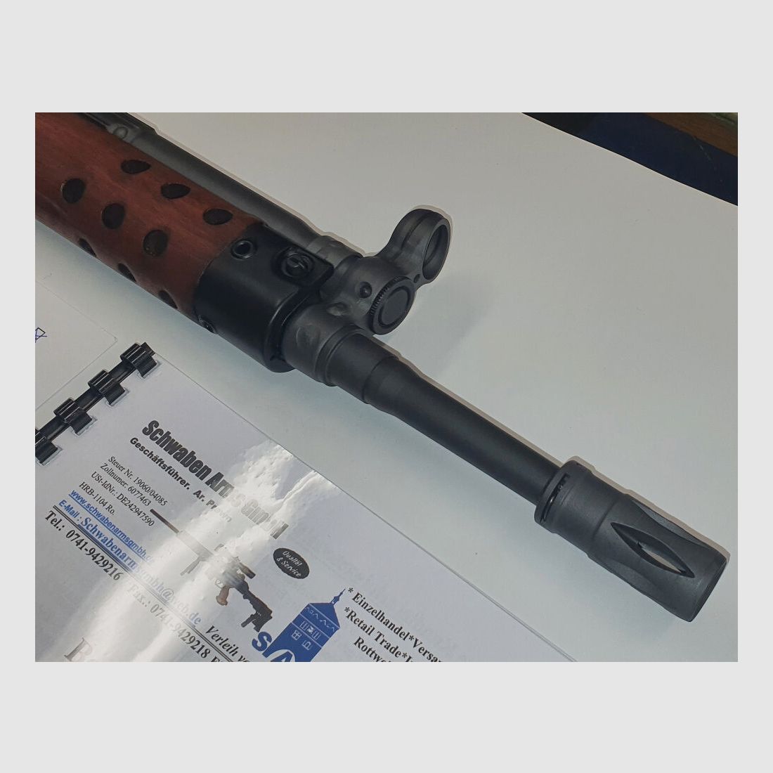 Swabian Arms GmbH semi-automatic rifle SAR M41 SPORTMATCH MF3 G3KT caliber 308win. - MADE IN GERMANY - similar to HK41/G3