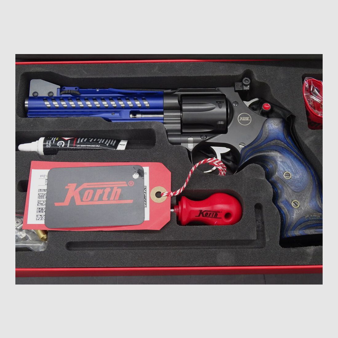 Korth Super Sport GTA BLUE Kaliber .357 Magnum 6" WIR HABEN IMMER KORTH REVOLVER AM LAGER