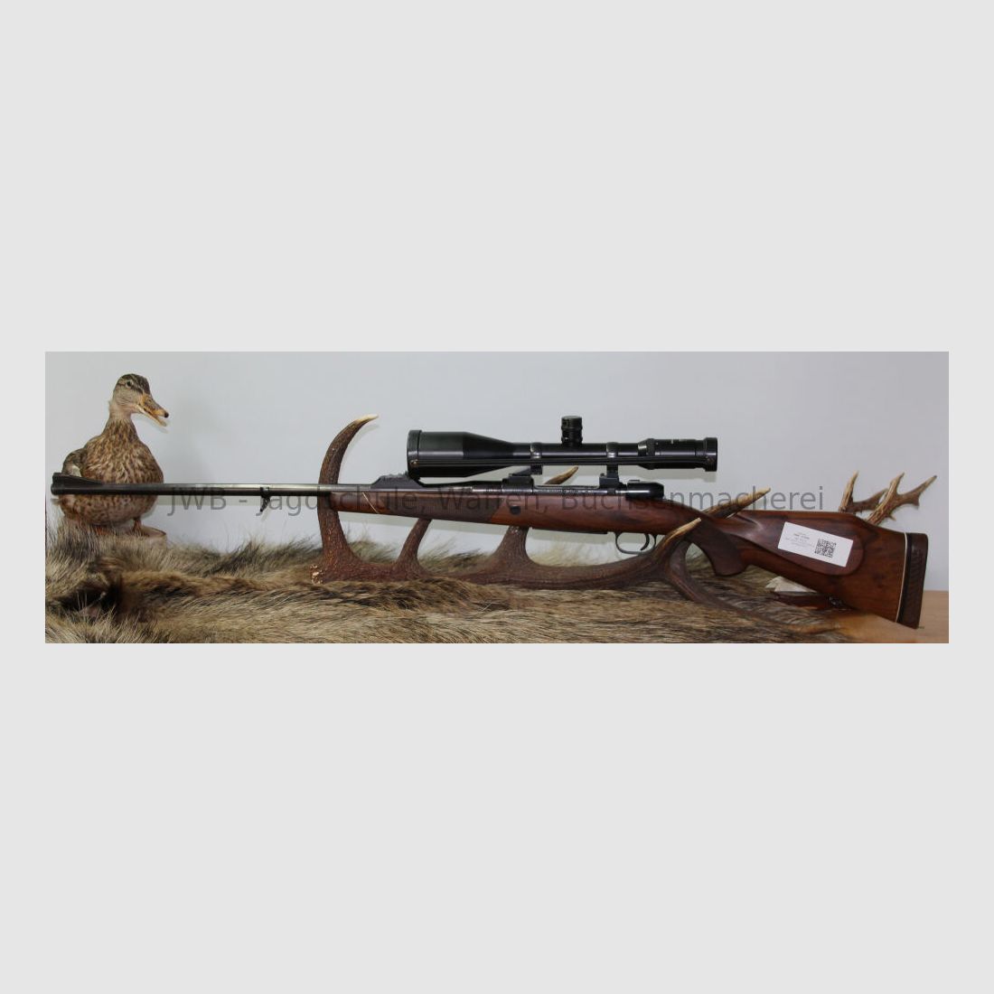 Mauser 2000 met Swarovski Habicht Nova 3-12 x 56 Abs. 8 verlicht - 9,3 x 64