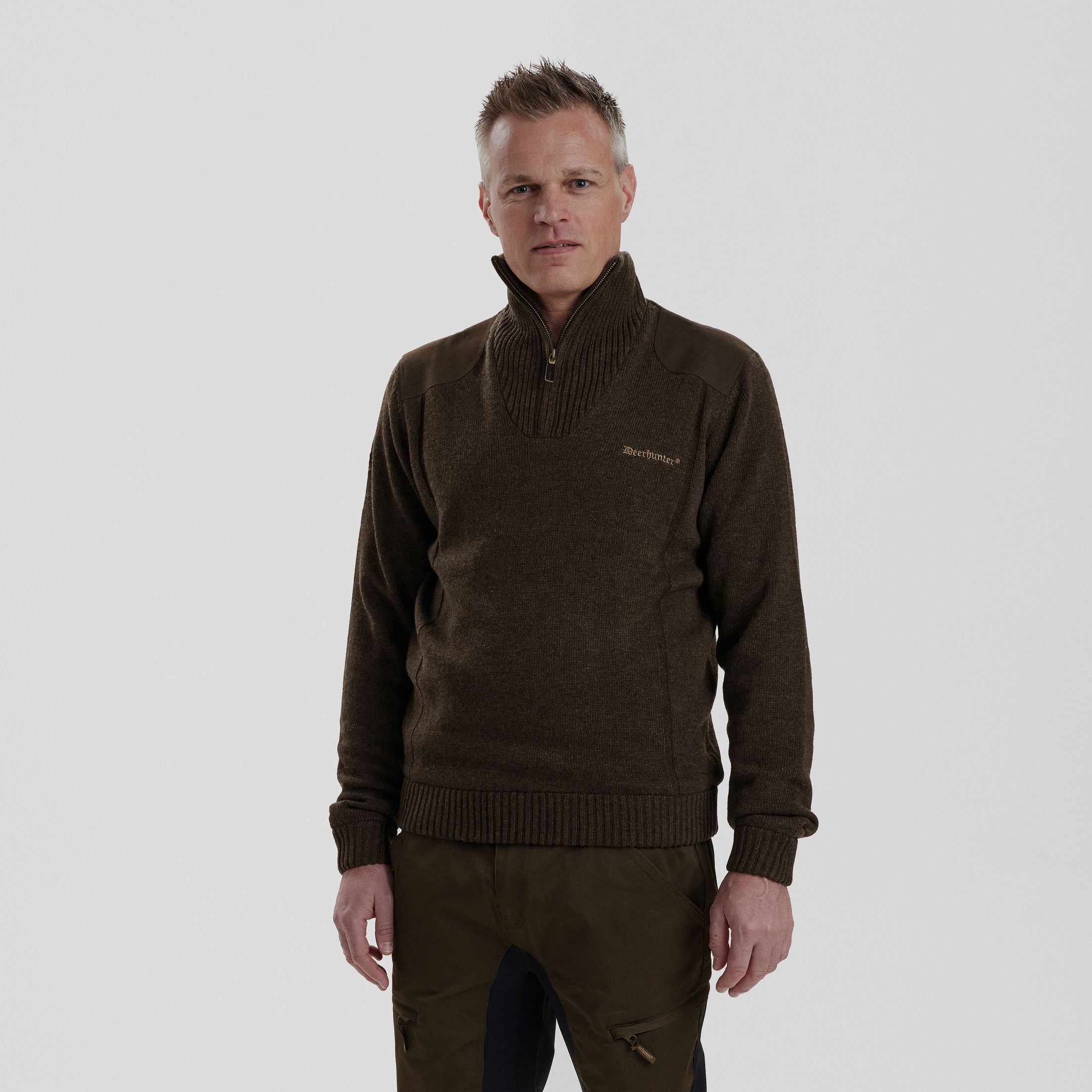 Carlisle dzianina z Stormliner® - Dark Elm - Rozmiar: M