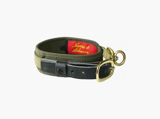 Niggeloh Collare De Luxe Olive / Cognac S 40-50 cm