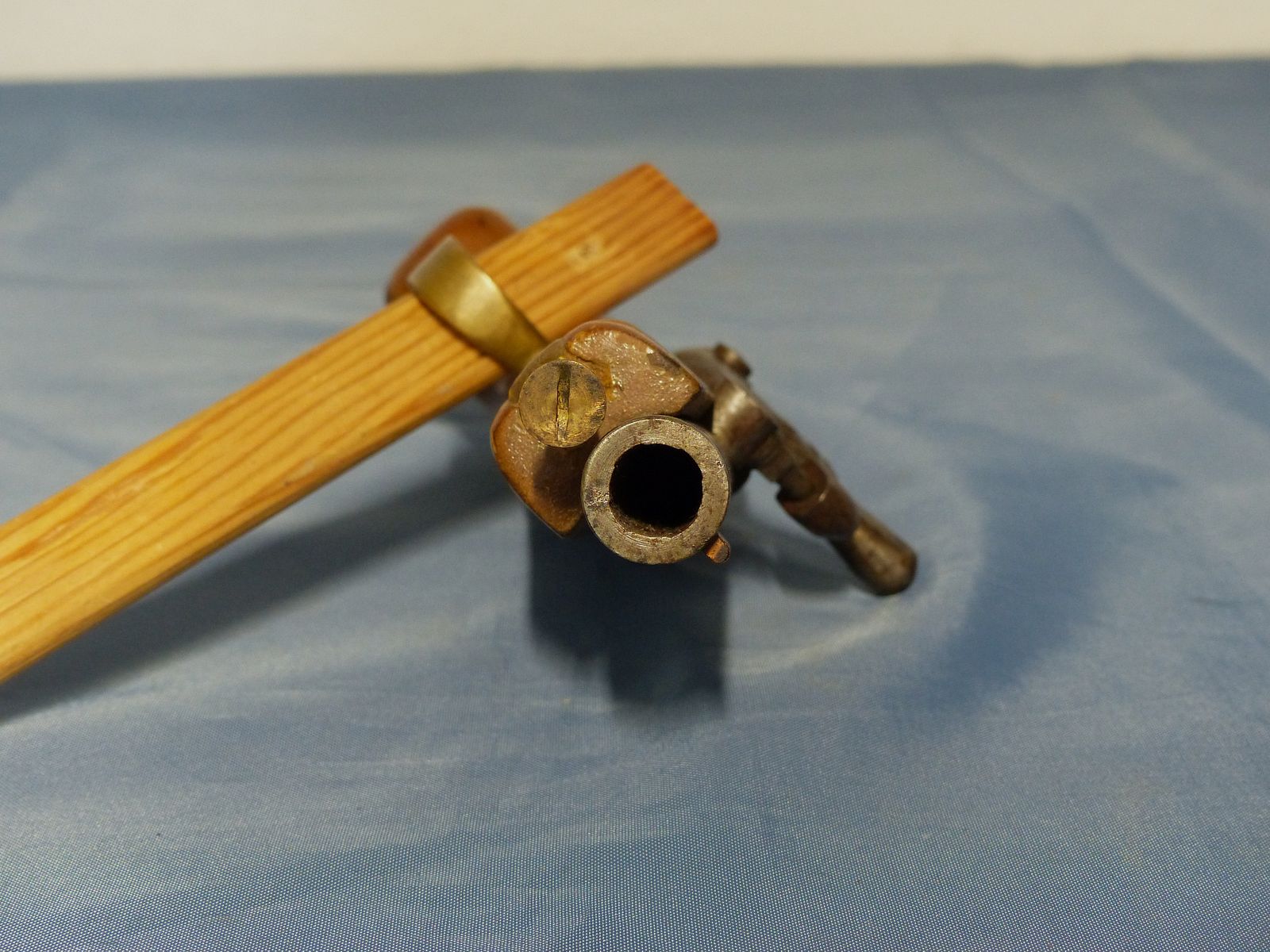Vorderlader Perkussion Pistole Derringer antik vintage