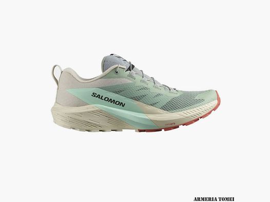 SALOMON – MEN – SENSE RIDE 5 Lily Pad / Rainy Day / Bleached Aqua