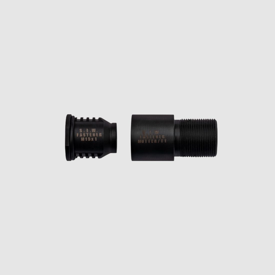 SIW Fastener Kit M15x1 Schnelladapter Set für Stille im Wald Schalldämpfer 44000042