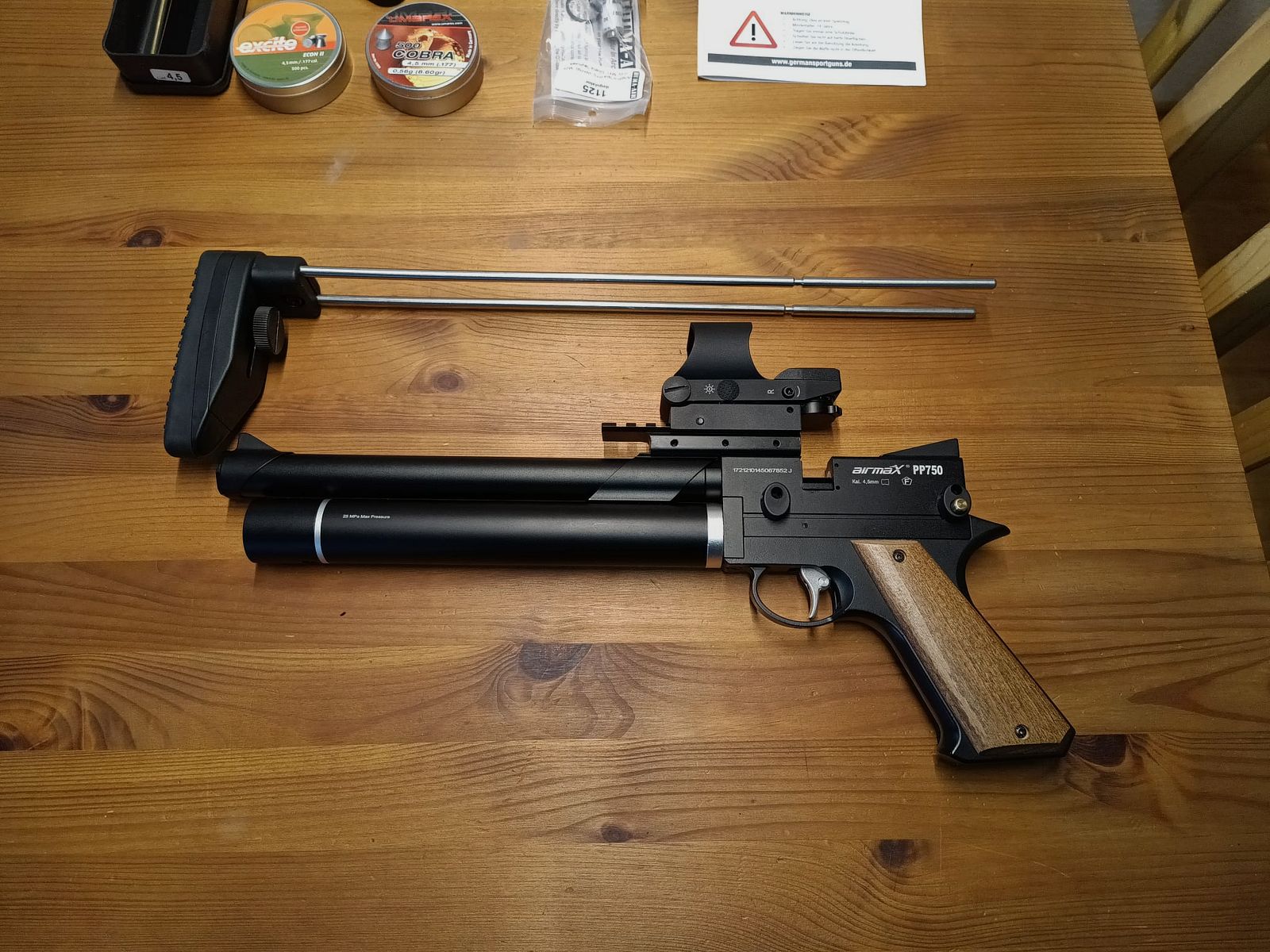 airmax  PP750 4,5mm - Druckluft Pressluft, PCP