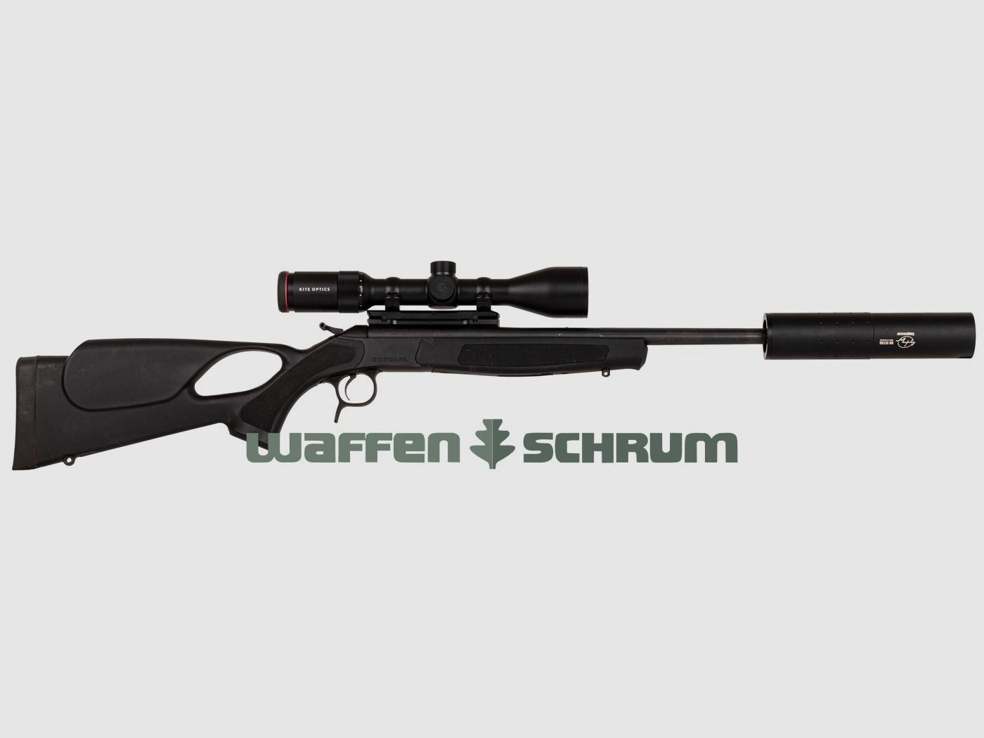 Bergara BA 13 TD .308Win , Tasche, ZF Kite B6 2-12x50i Abs. 4A-I, Dentler Montage, SD S.I.W. Suppressor OB ULTRA, Gewinde: 5/8-24 UNEF, LL:51cm