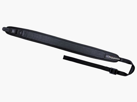 Niggeloh Gewehrgurt Universal Leder Carbon mit Schnellverschluss