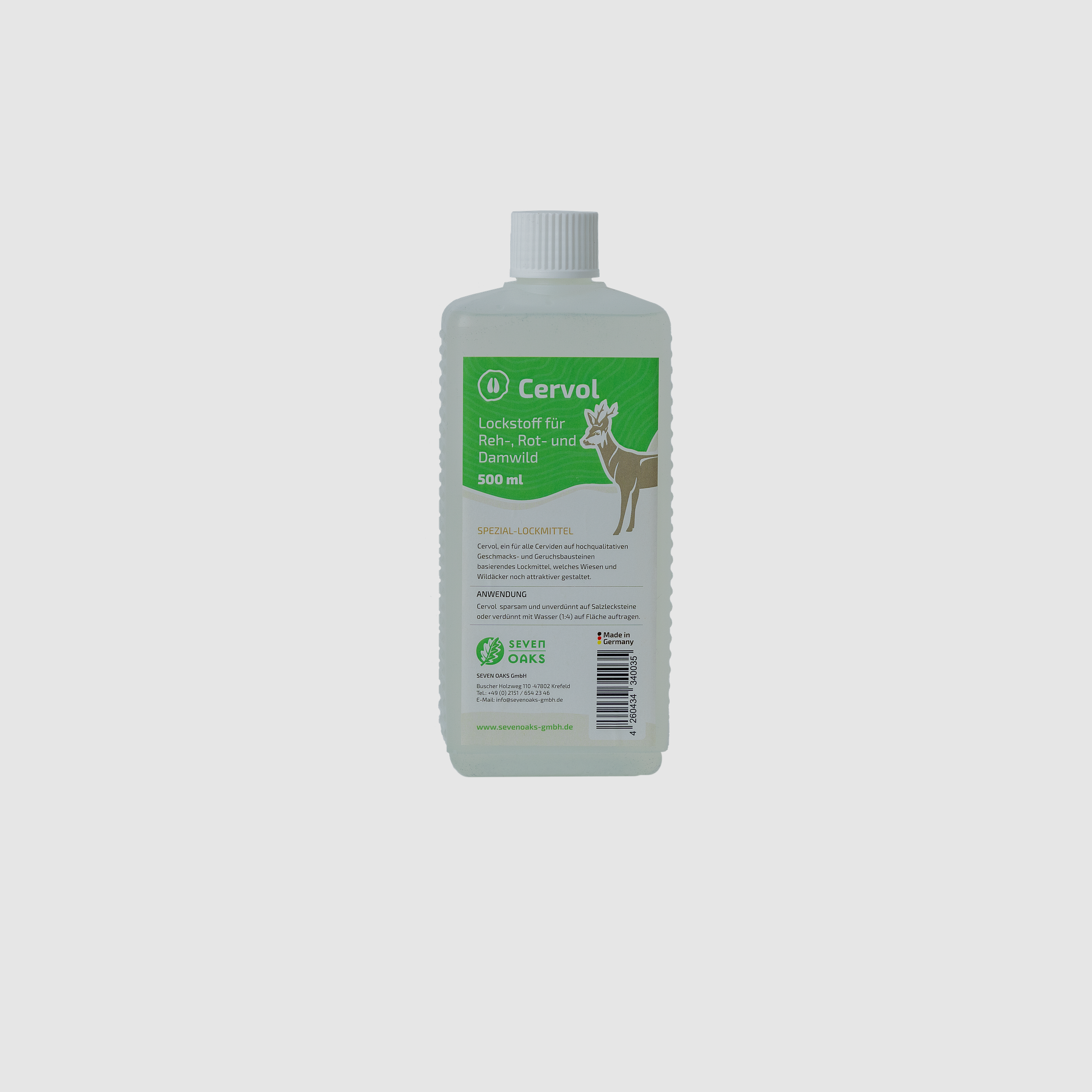 Cervol - Lockmittel für Reh- Rot- und Damwild 500ml