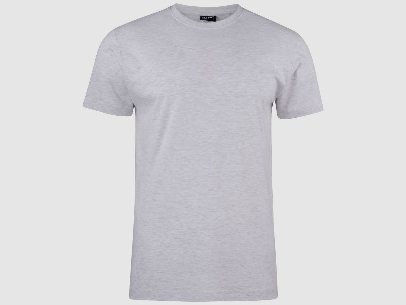 Clique T-Shirt Men Ash Grey - XL