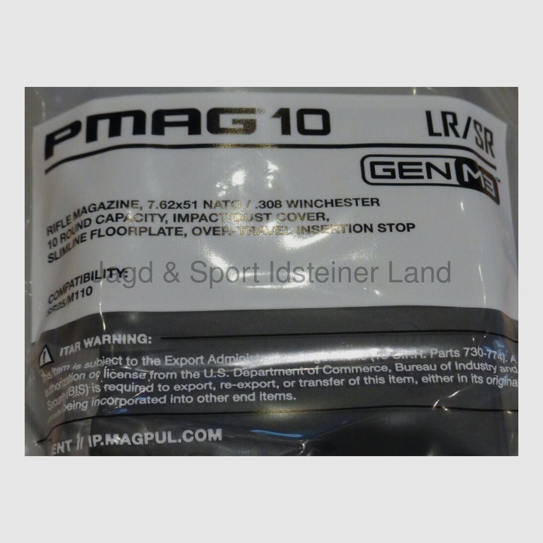 Magpul PMAG Gen M3 10LR/SR -MAG290-BLK-