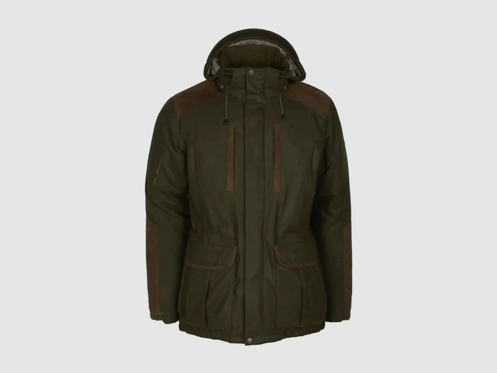 Pinewood Pinewood Parka Nydala Isolatie mosgroen suede bruin - L Mannen