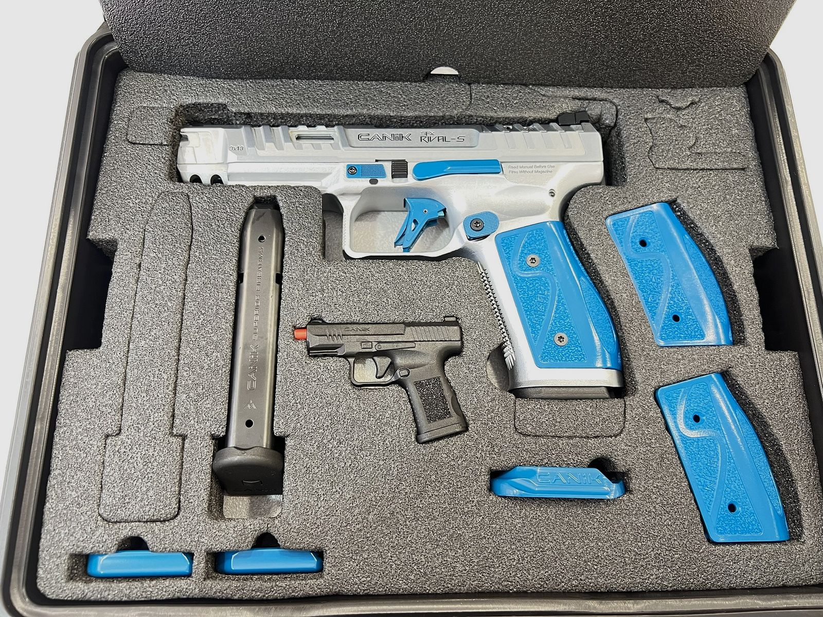 CANIK RIVAL FULL METAL CHROMED BLUE – 9X19, image 1 of 12