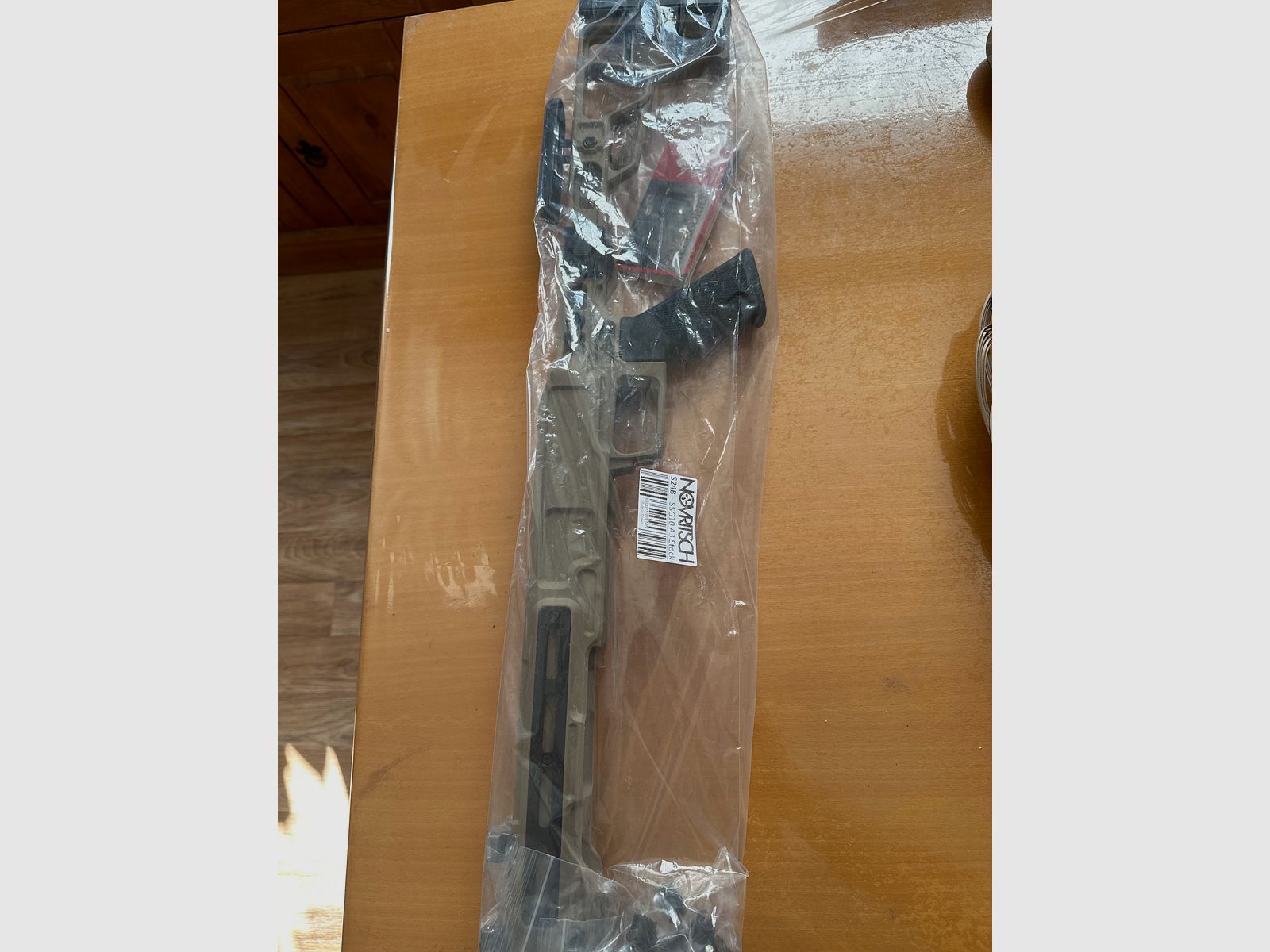 SSG10 A3 Schaft Novritsch FarbeFlat Dark Earth, mit M4 Griff