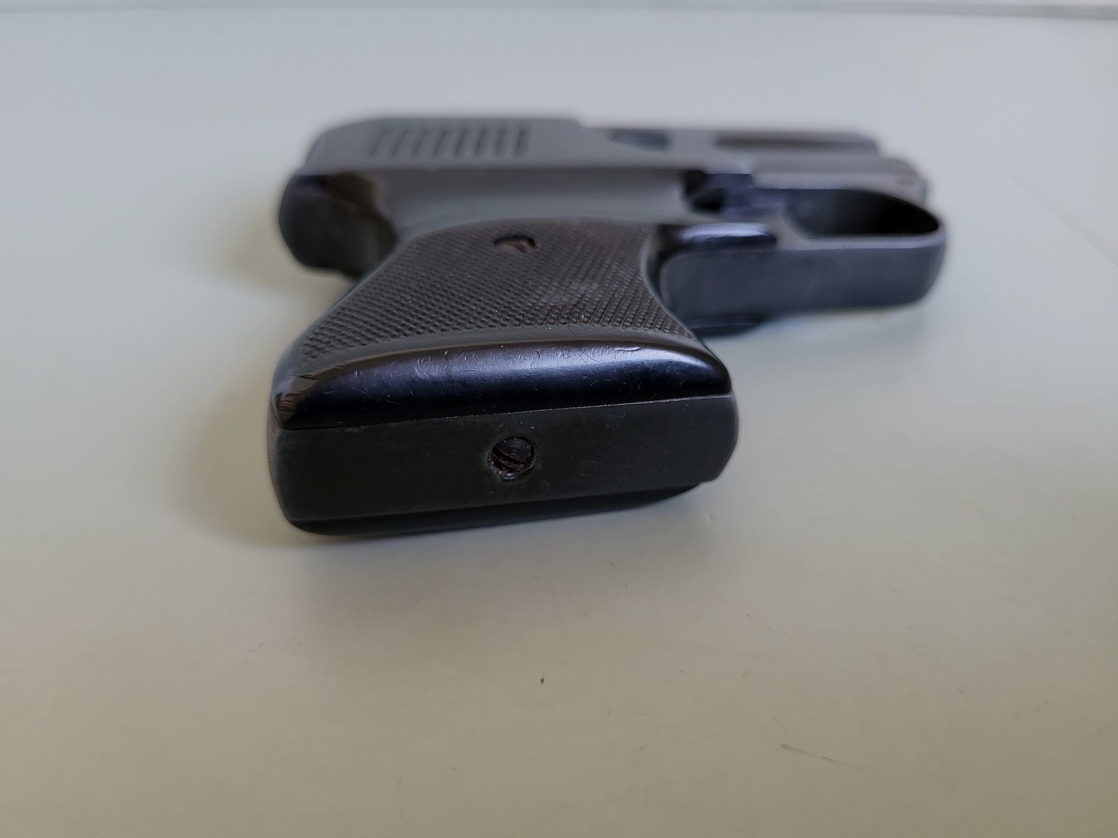 Coleccionista Pistola de gas Original EM - GE Gerstenberger & Co - Doble cañón - Derringer - Años 1950