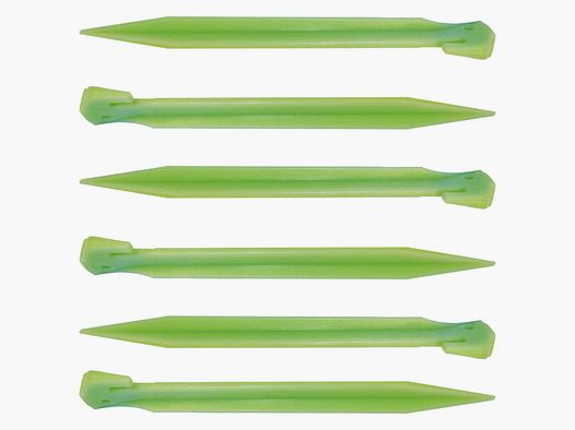 High Peak High Peak Picchetto ABS Glühwurm verde set da 6 pezzi