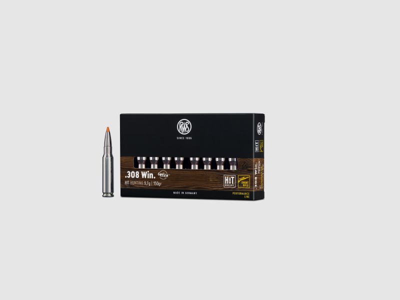RWS .308 Win. Short Rifle HIT 9,7g, 150grs