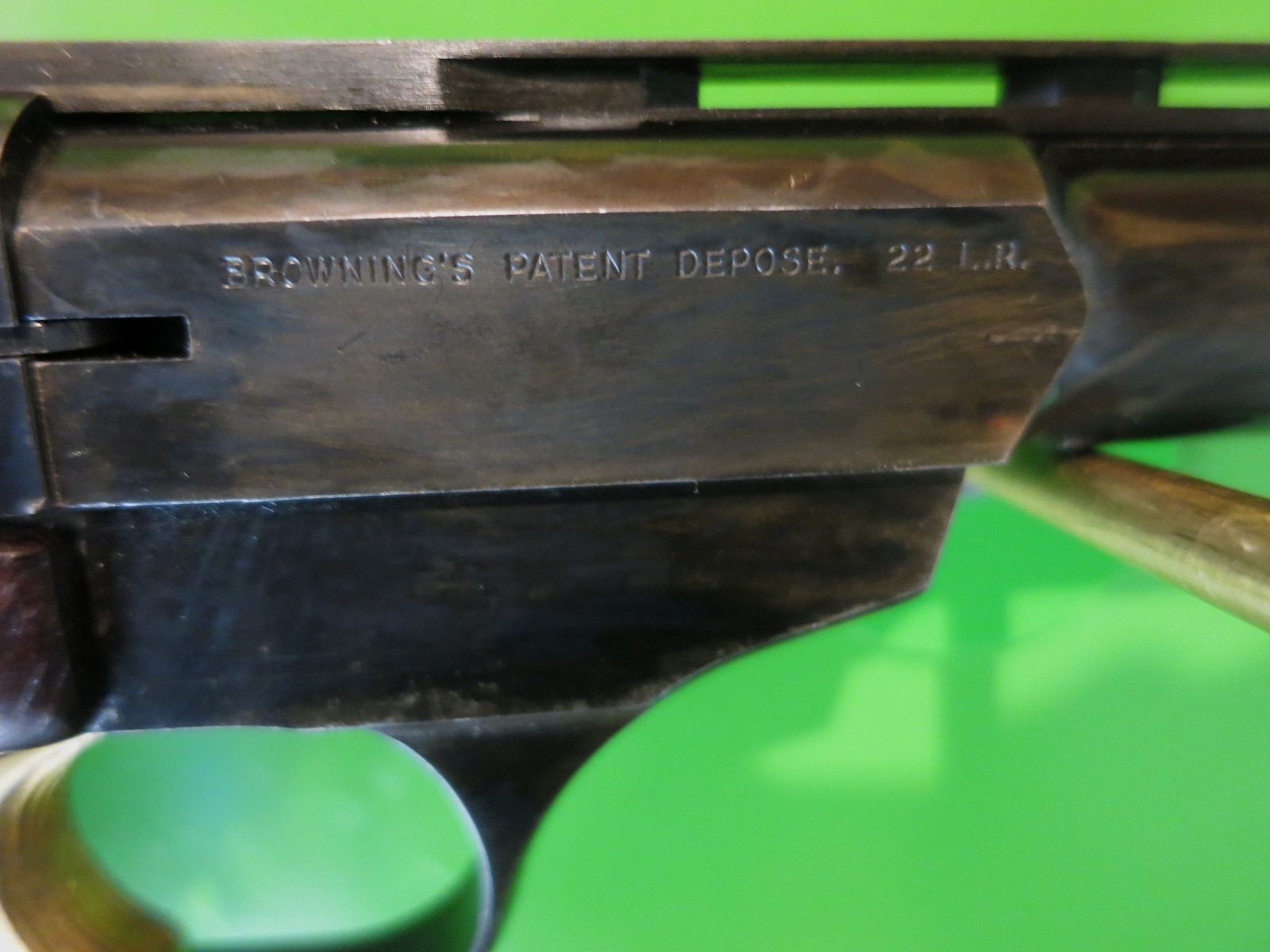 FN Herstal Browning KK Selbstladepistole 150, .22lfB Sportpistole; seltener Kurz-Lauf in 3,5"     #88-, Bild 4 von 11