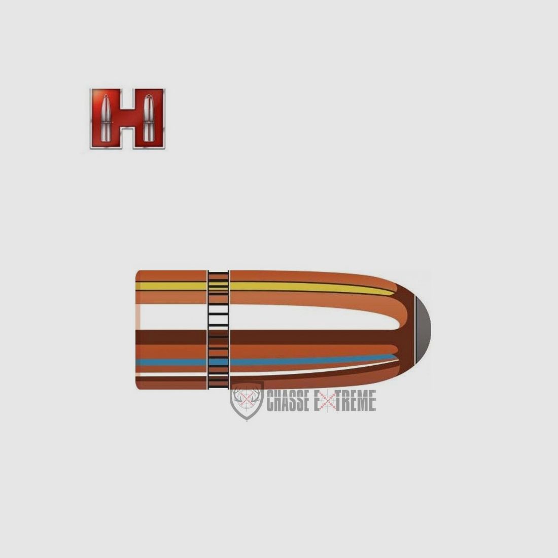 100 Geschosse HORNADY 35 Kal. 358-200Gr InterLock Rn
