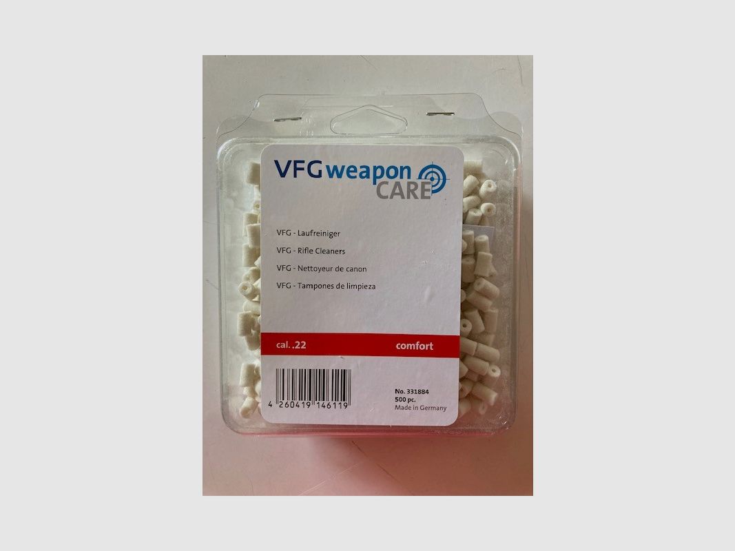 Reinigungs-Tampons Kal. 22 - 500 Stück