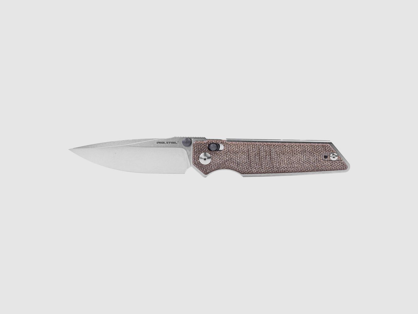 Real Steel Sacra Natural Micarta K110 Steel